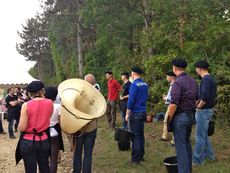 Domaine Laroche Chablis harvest 2013 Addressing Troops