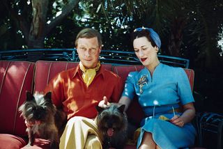 The real Wallis Simpson with her husband Edward, the Duke of Windsor.