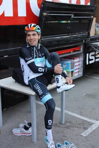 Tour of Lombardy winner Oliver Zaugg in Calpe.