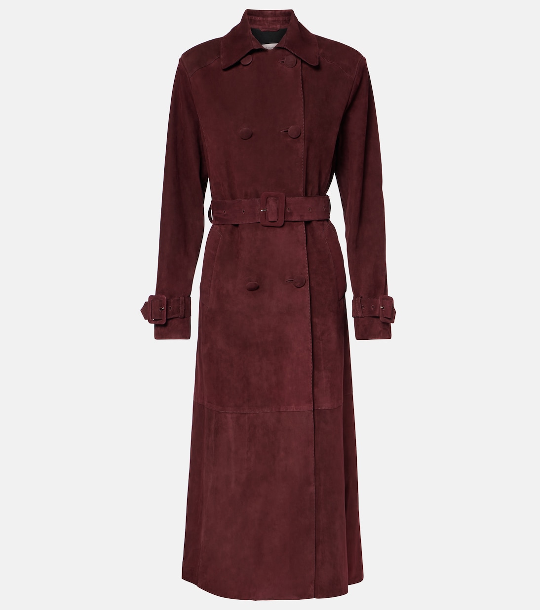 Tate Suede Trench Coat