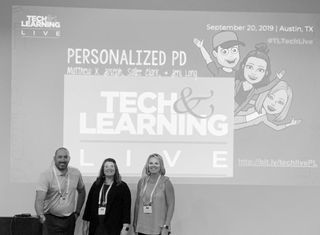 Matthew X. Joseph, Sallee Clark and Jeni Long at Tech&Learning Live Austin