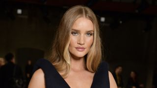 Rosie Huntington-Whiteley pictured with money-piece highlights
