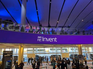 AWS re:Invent lobby area