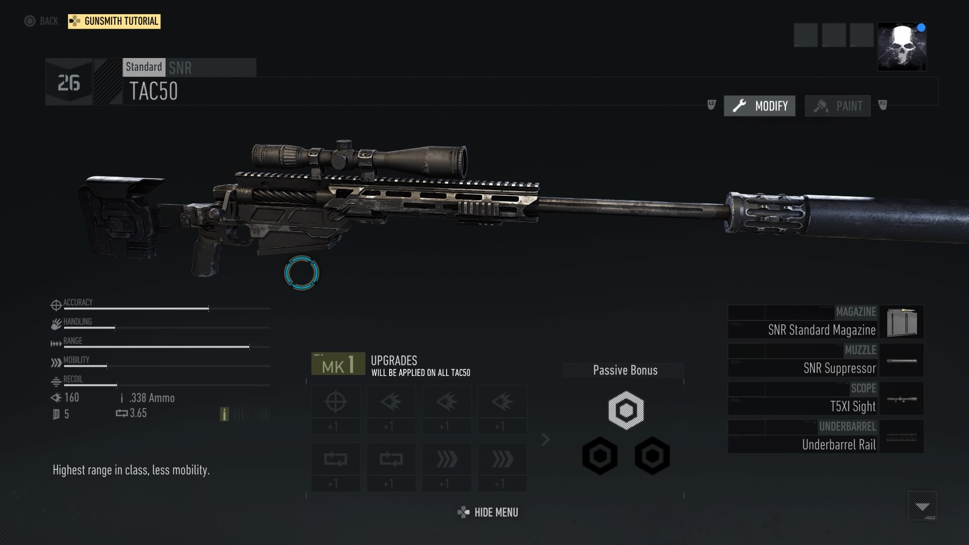 Ghost Recon Breakpoint Weapon: TAC50