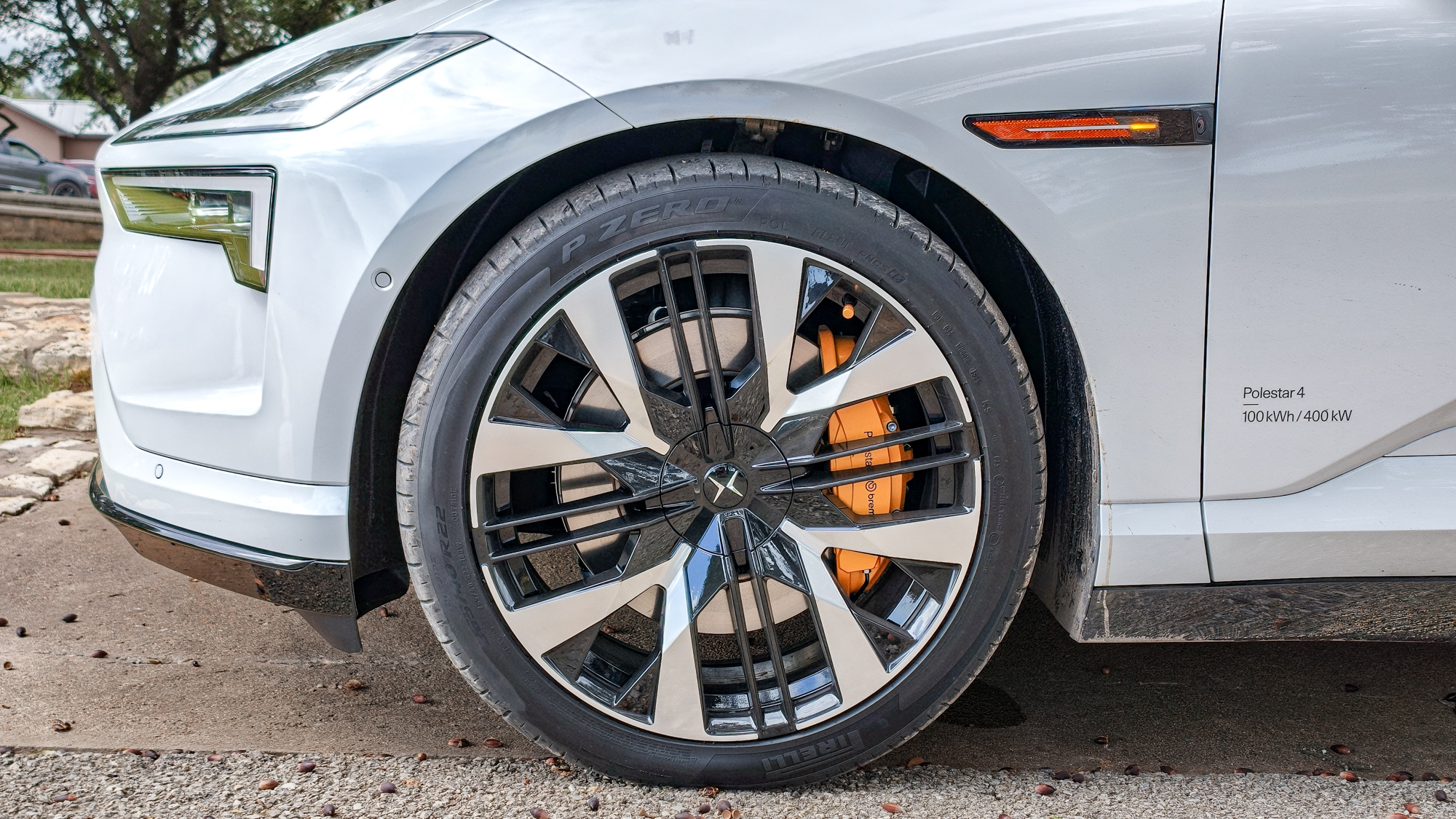 2026 Polestar 4 wheel closeup.