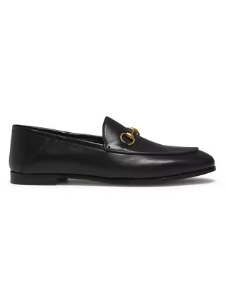 Brixton Leather Horsebit Loafers