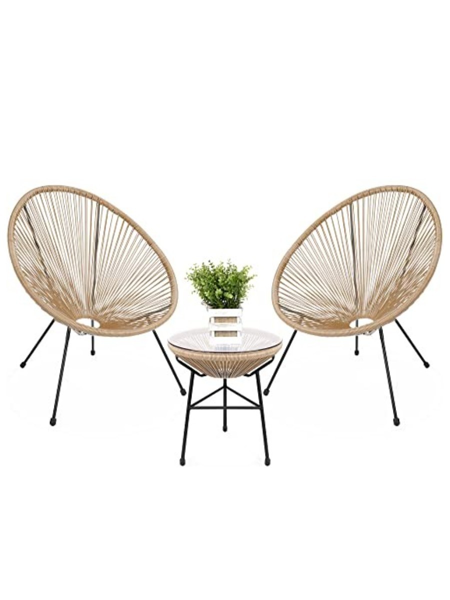 Best Choice Products, 3-Piece Patio Bistro Set