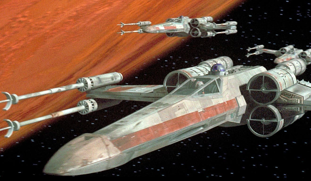 X-wing&#039;s in Star Wars A new Hope