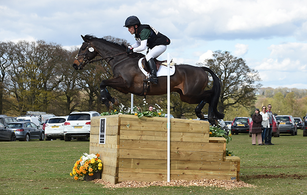 Simon Grieve riding DRUMBILLA METRO in the CIC*** Section N during the Belton Horse Trials, in the grounds of Belton House near Grantham in Lincolnshire, UK on 17th April 2016