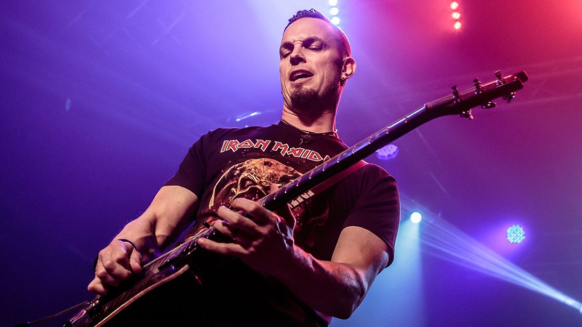 Mark Tremonti of Tremonti Project performs on stage at Magazzini Generali on November 8, 2018 in Milan, Italy.