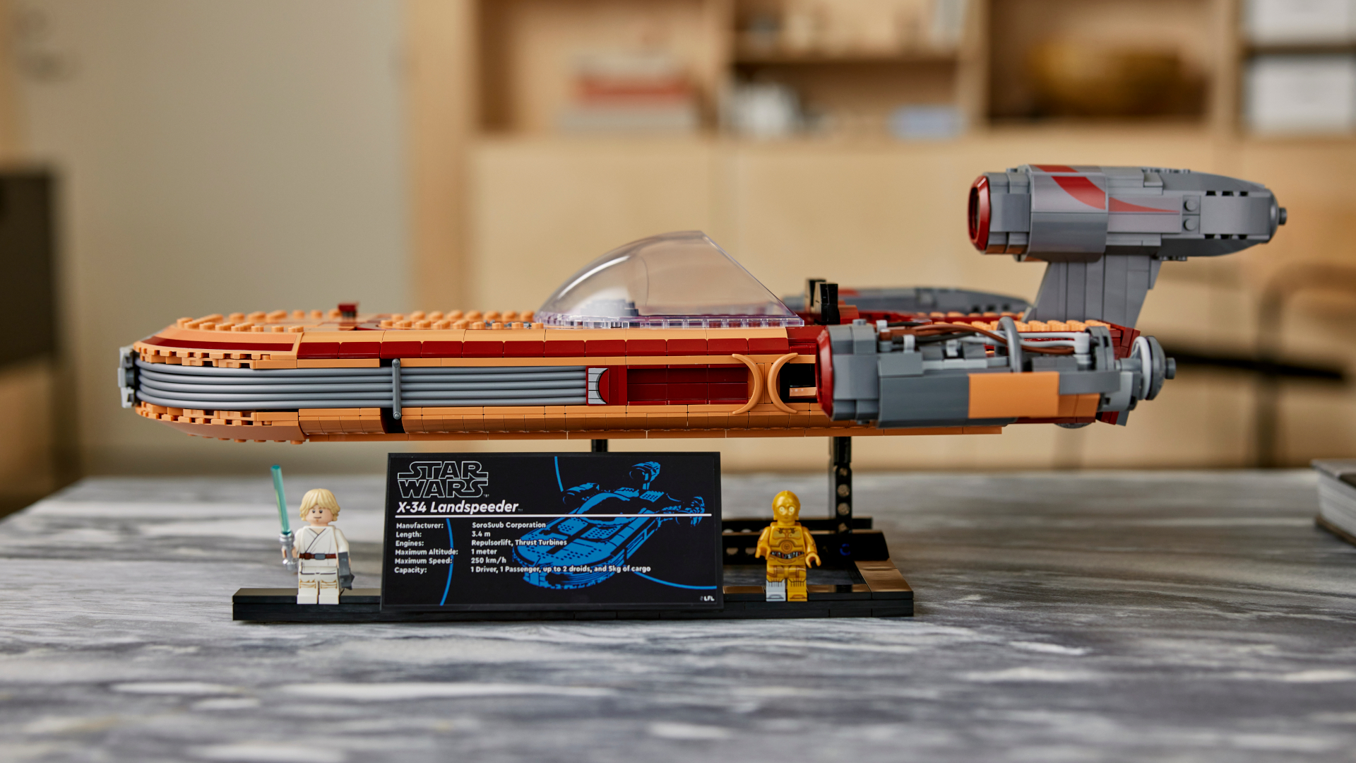 Luke Skywalker’s landspeeder is getting a Lego makeover for Star Wars day