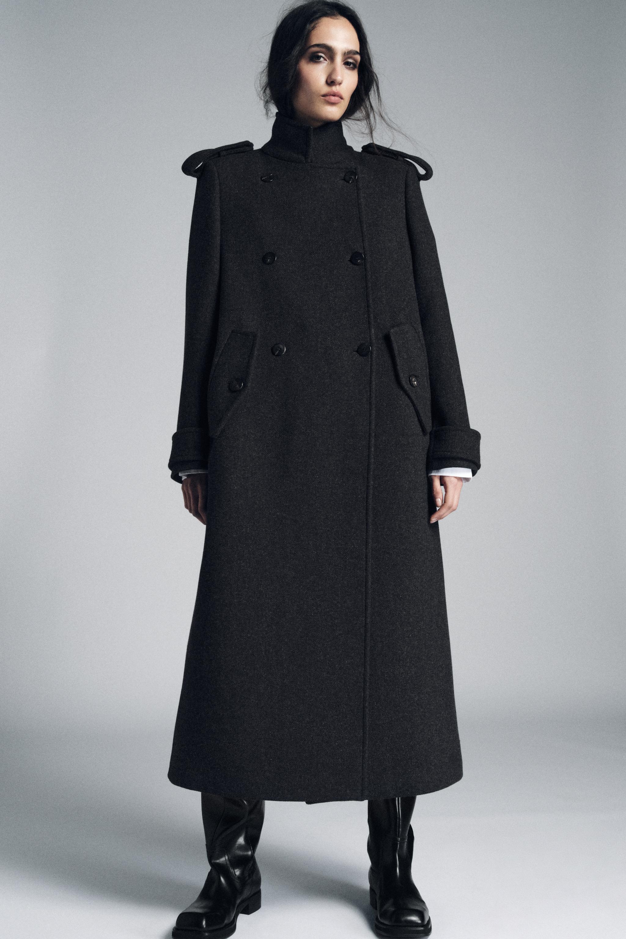Zw Collection Limited Edition Long Wool Coat