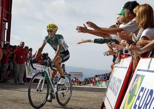 Antonio Piedra (Caja Rural) wins stage 15 of the Vuelta a Espana 2012