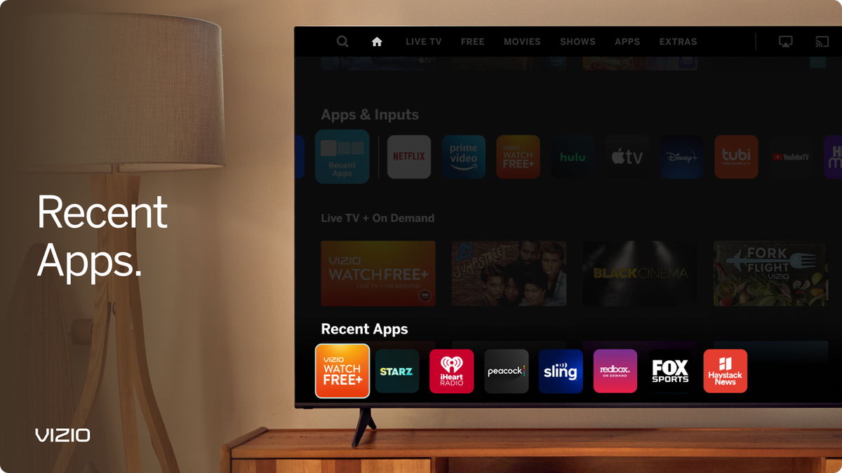 Vizio Recent Apps