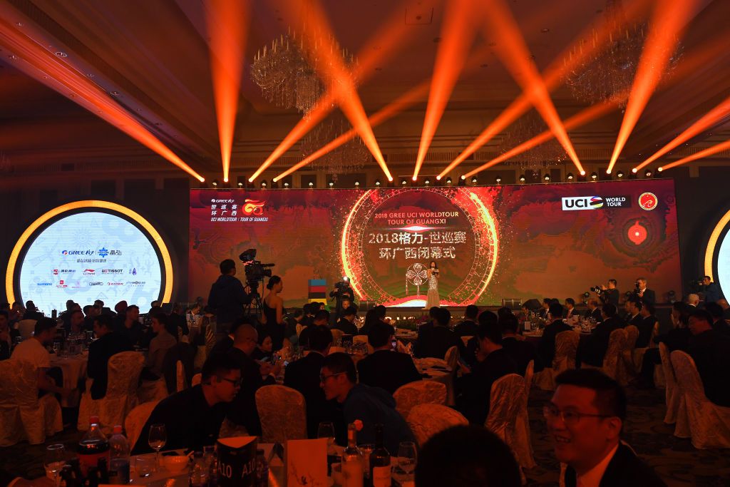 The hall for the awards night