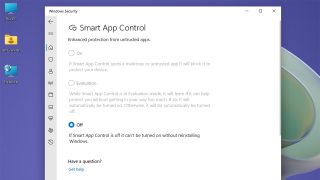 Windows 11's smart app control