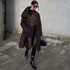 @annabelrosendahl brown and black outfit