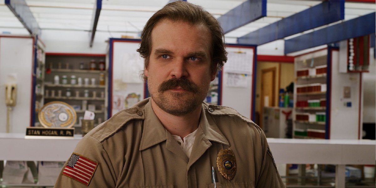 David Harbour as Jim Hopper in Stranger Things