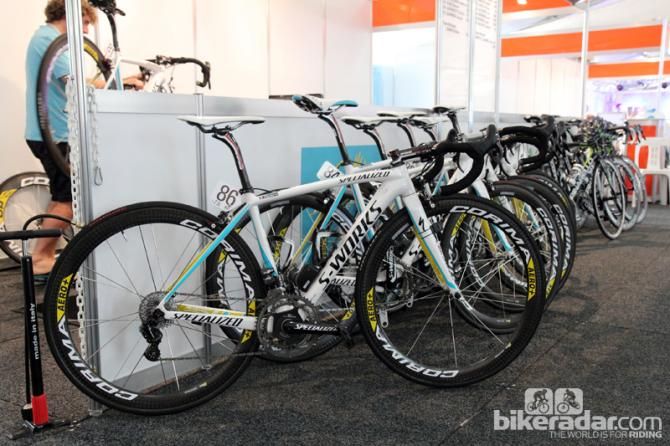 Astana's Specialized S-Works Tarmac SL4.