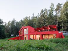 Red House in the Czech Republic