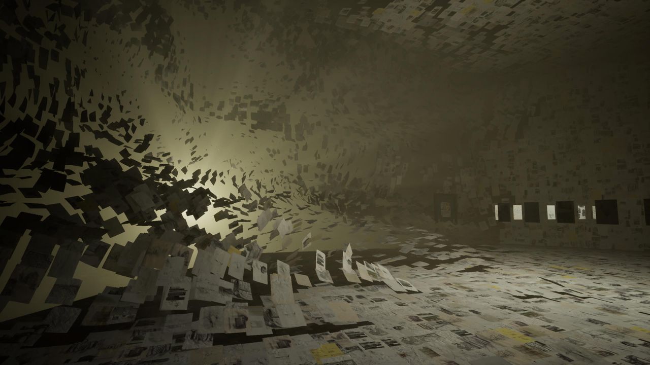 Screenshots from Kid A Mnesia Exhibition on PS5