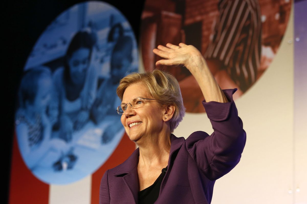 Elizabeth Warren leads Joe Biden in a new poll, but Biden maintained a ...
