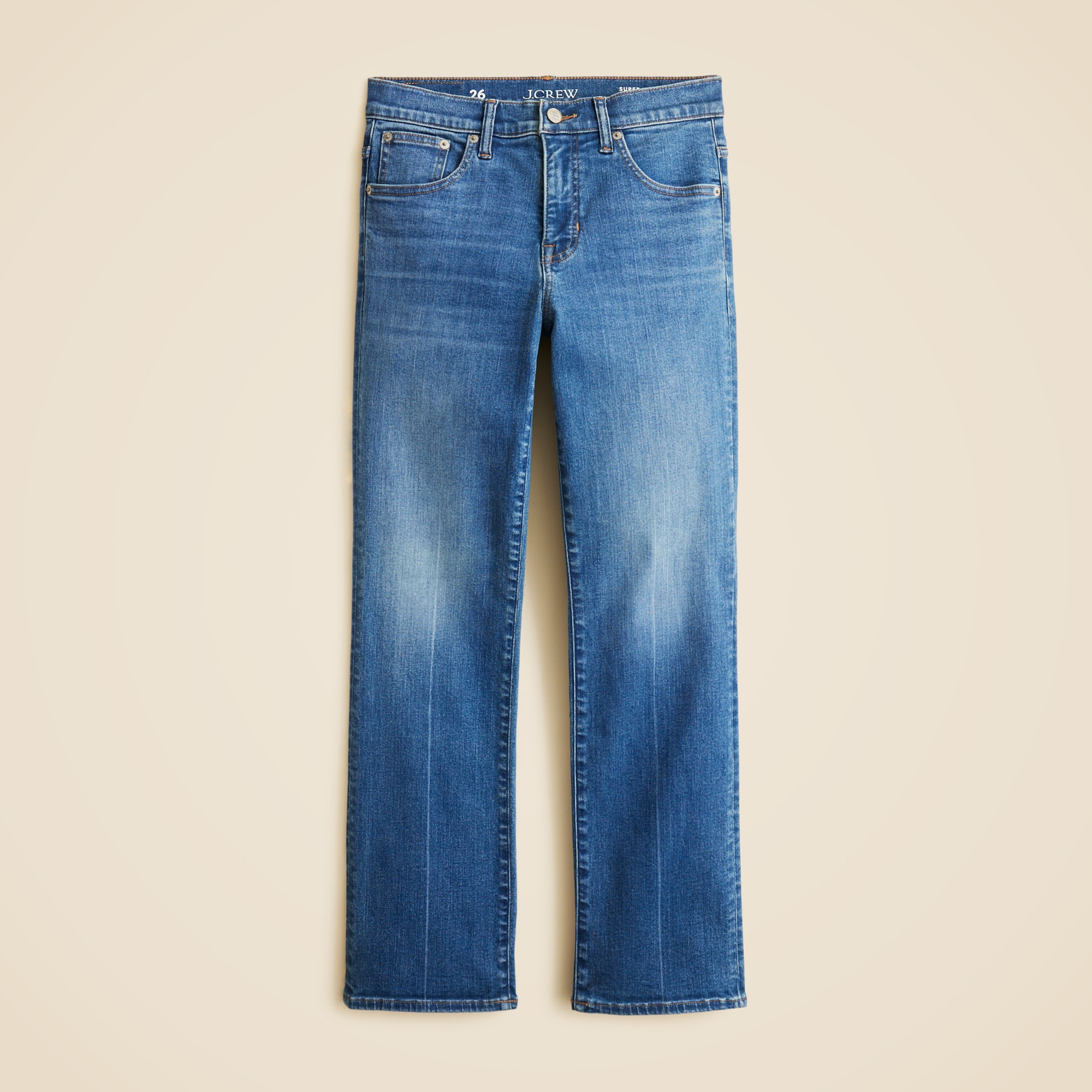 Mid-Rise Cropped Kickout Jean
