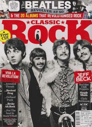 The cover of Classic Rock 226, featuring The Beatles