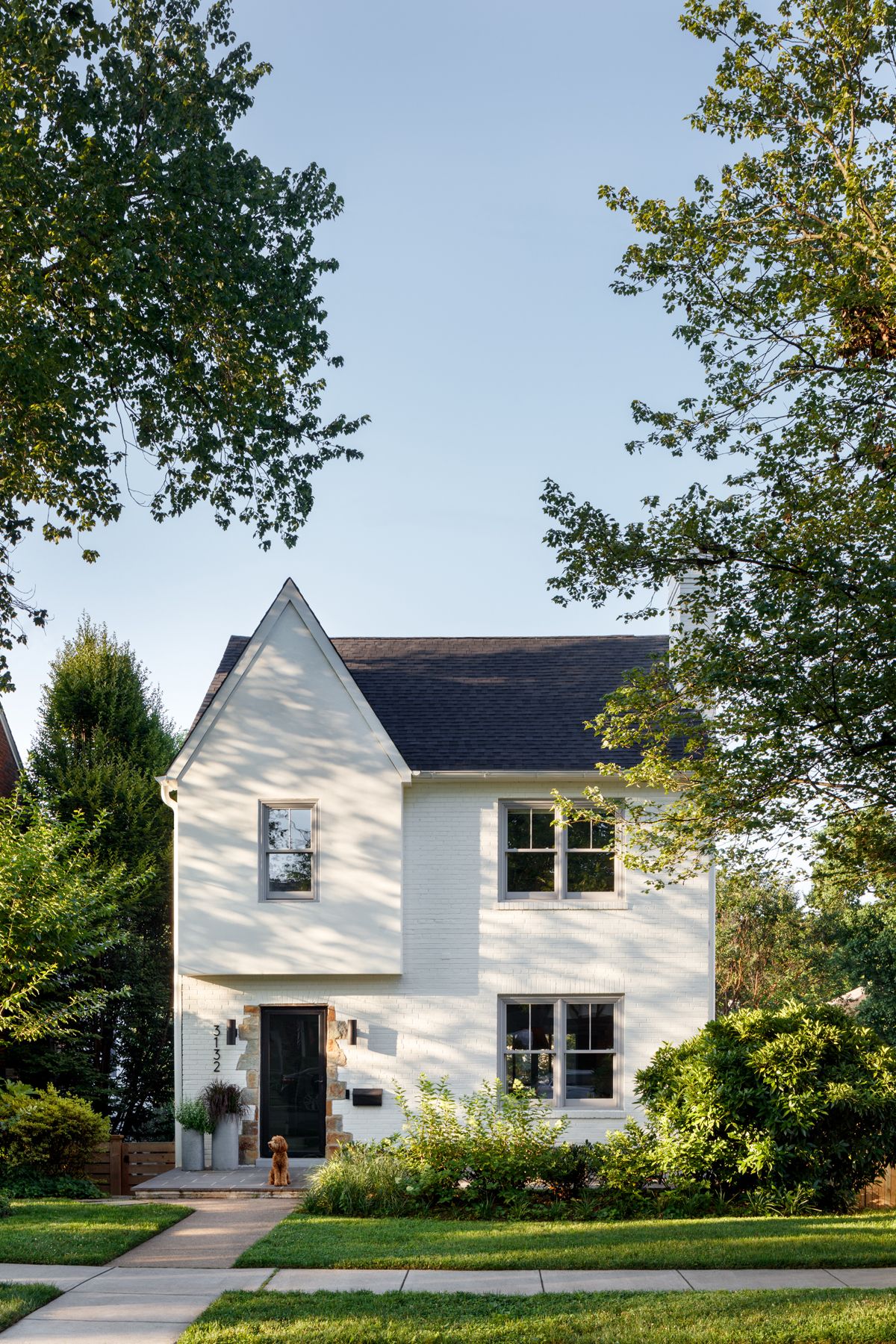 renovated tudor style house