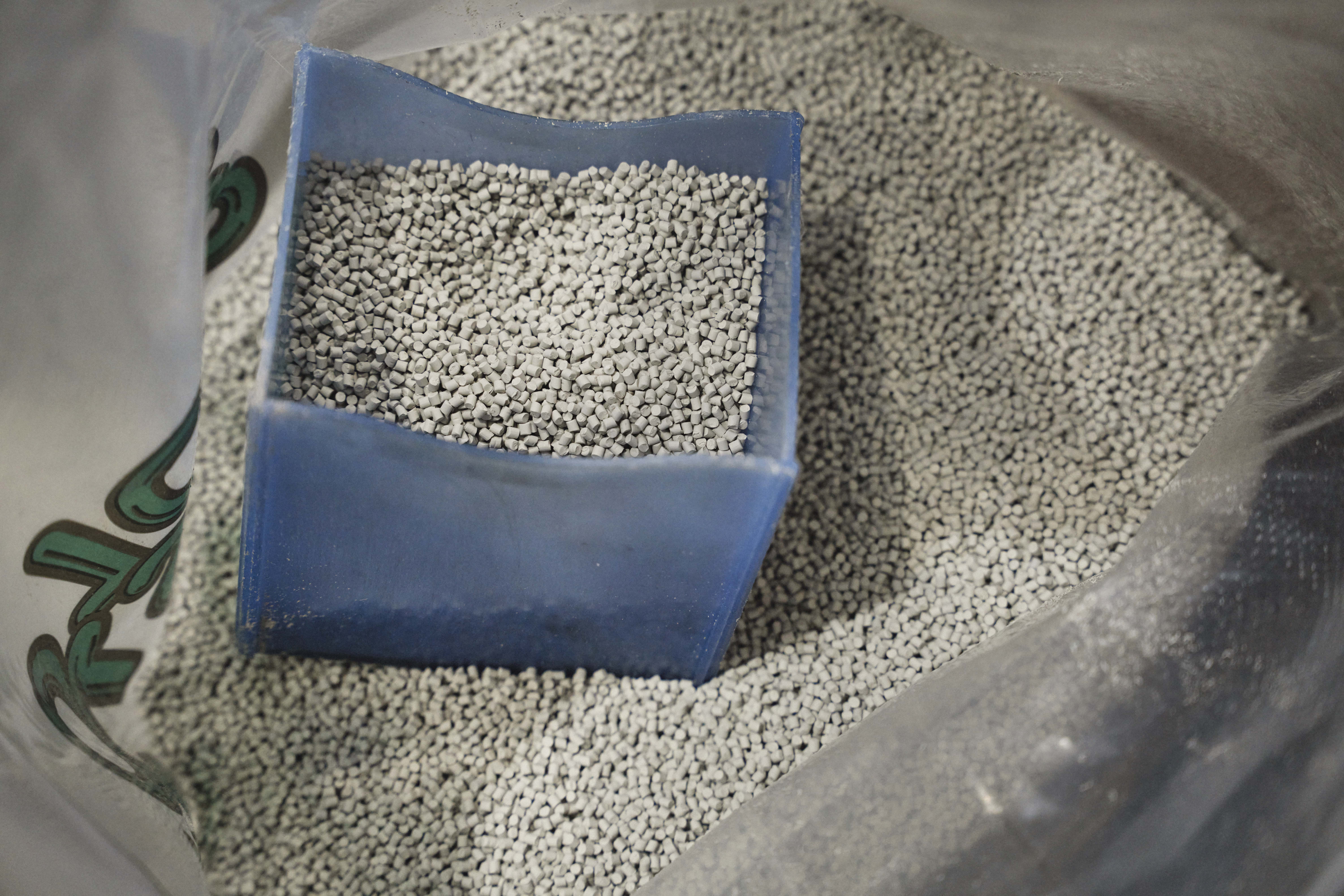 Production shot of chair in a factory