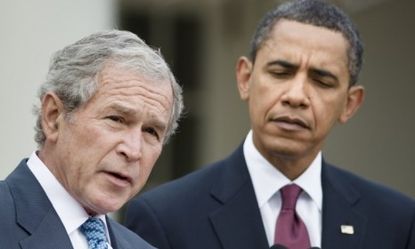 Will focusing on the Bush Administration's mistakes be enough to help the Democratic party in November?