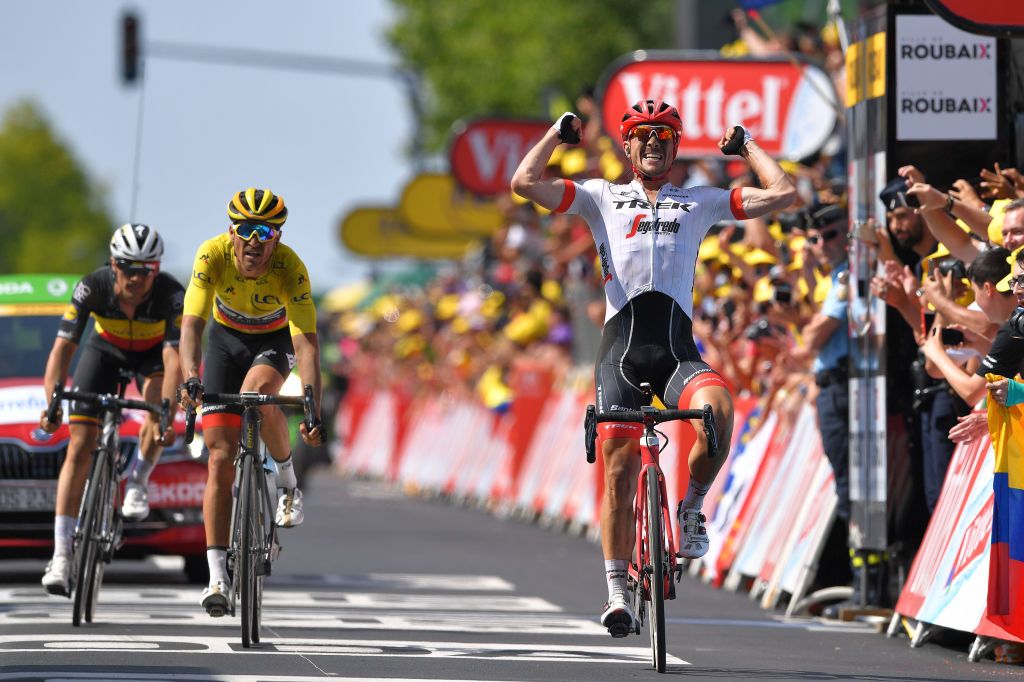 John Degenkolb (Trek-Segafredo) takes an emphatic win
