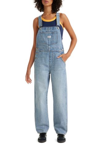 Nonstretch Denim Overalls