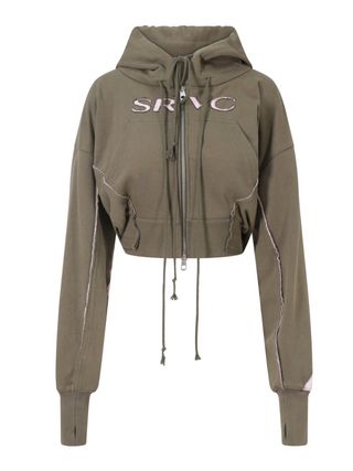 Profile Zip Up Olive