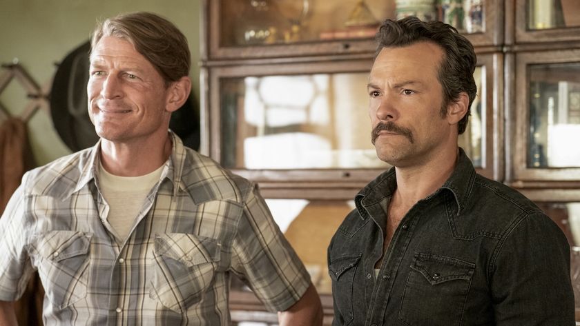 Mike Franks standing next to his brother Mason in NCIS: Origins