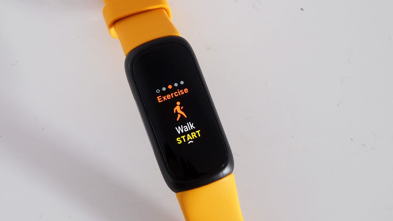 Fitbit Inspire 3 being tested by Live Science contributor Andrew Williams