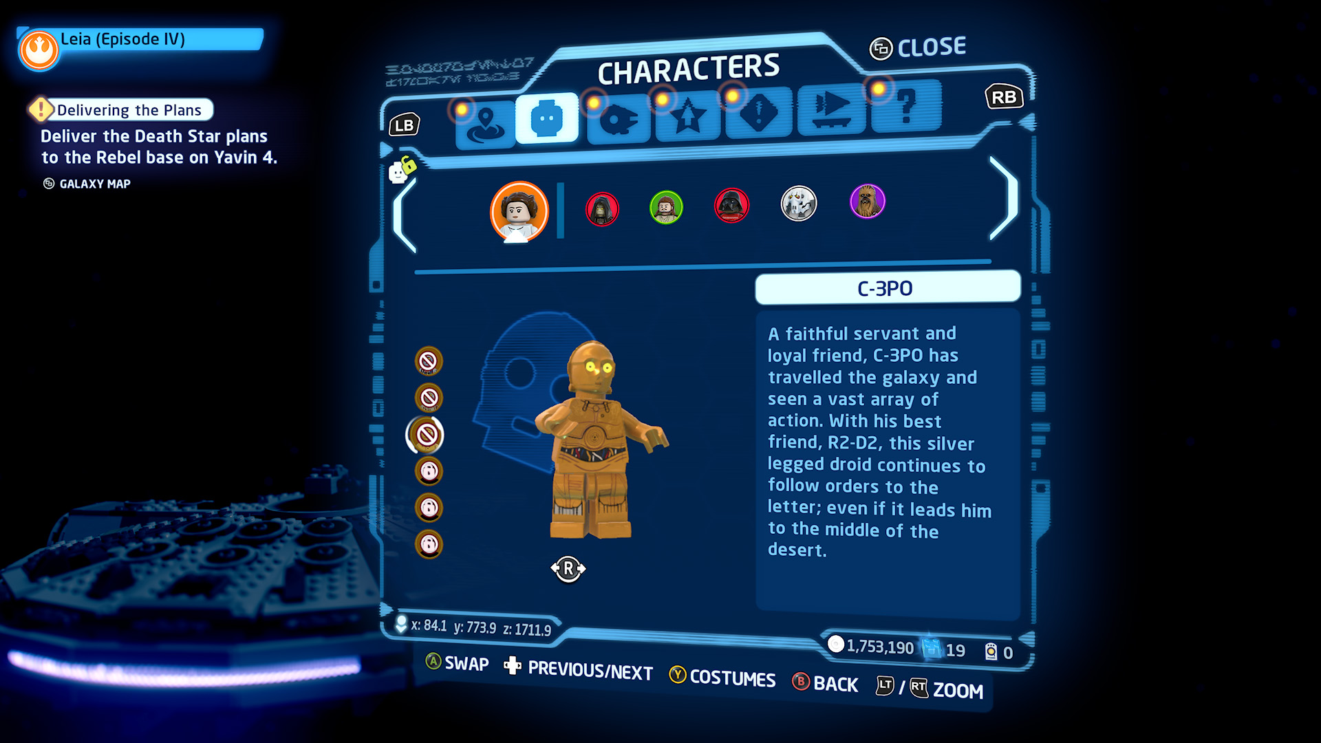 Lego Star Wars The Skywalker Saga characters