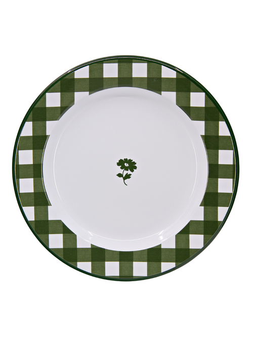 Enamelware Dinner Plates, Set of 4