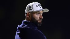 Jon Rahm at the LIV Golf Saudi Arabia event at Riyadh GC