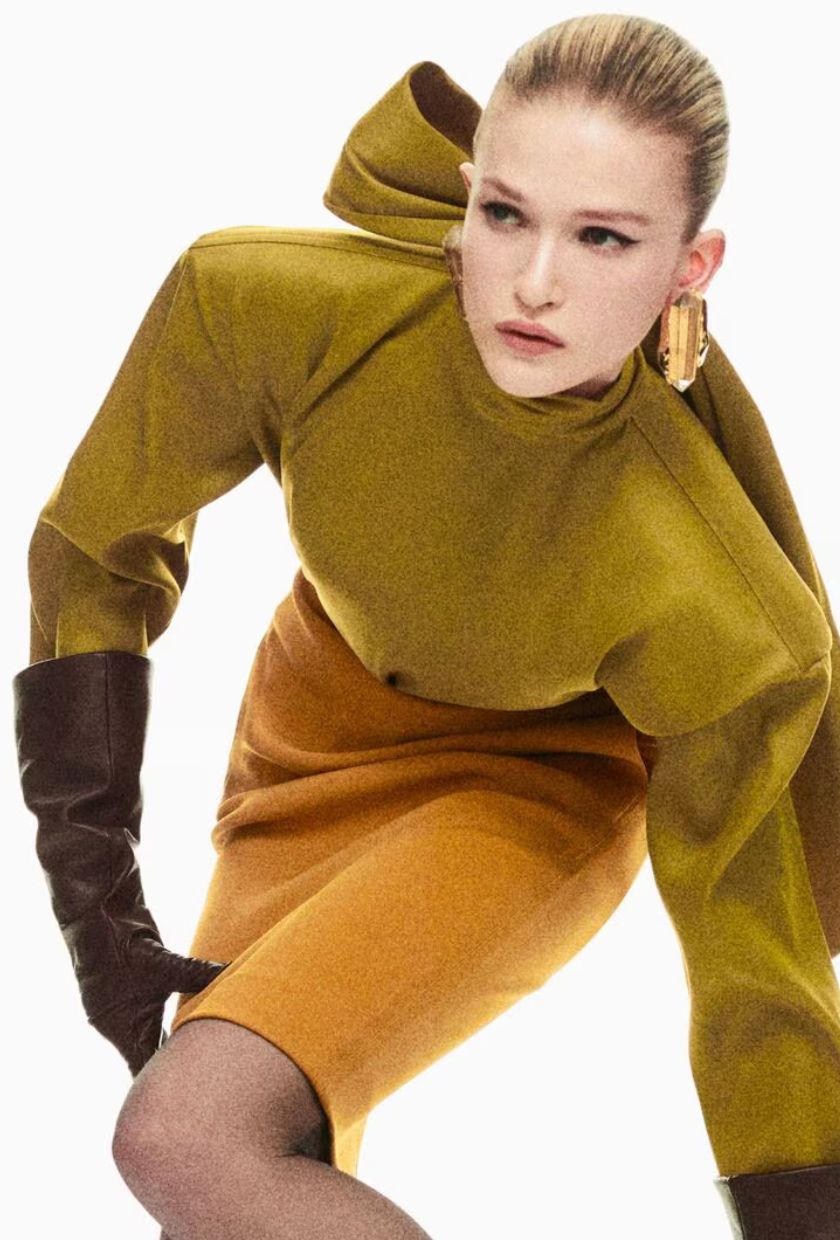 YSL, Boxy Lavalli&amp;egrave;re Top