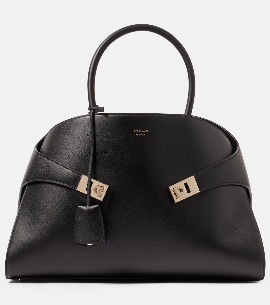 Ferragamo, Hug Medium Leather Tote Bag