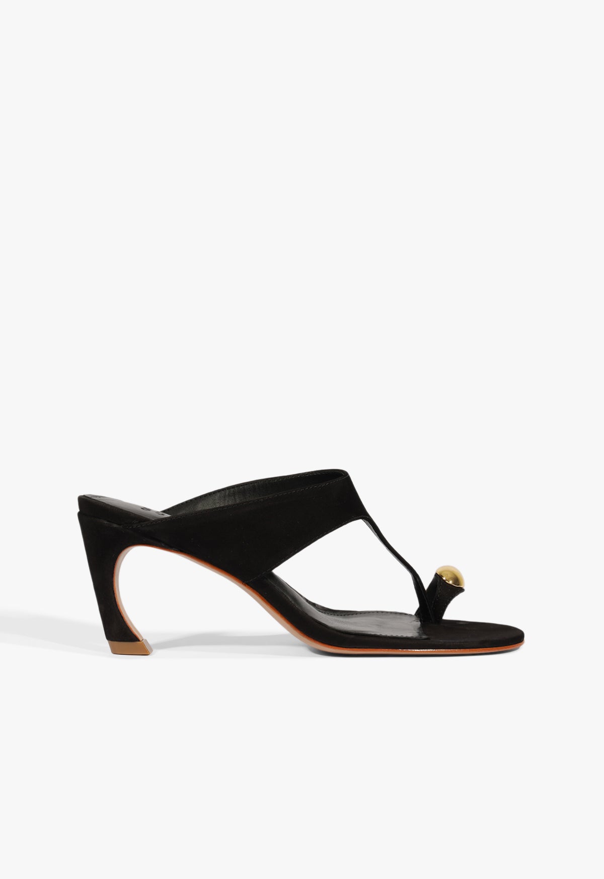 Maisie Nubuck Sandal - 5 / Black / Nubuck