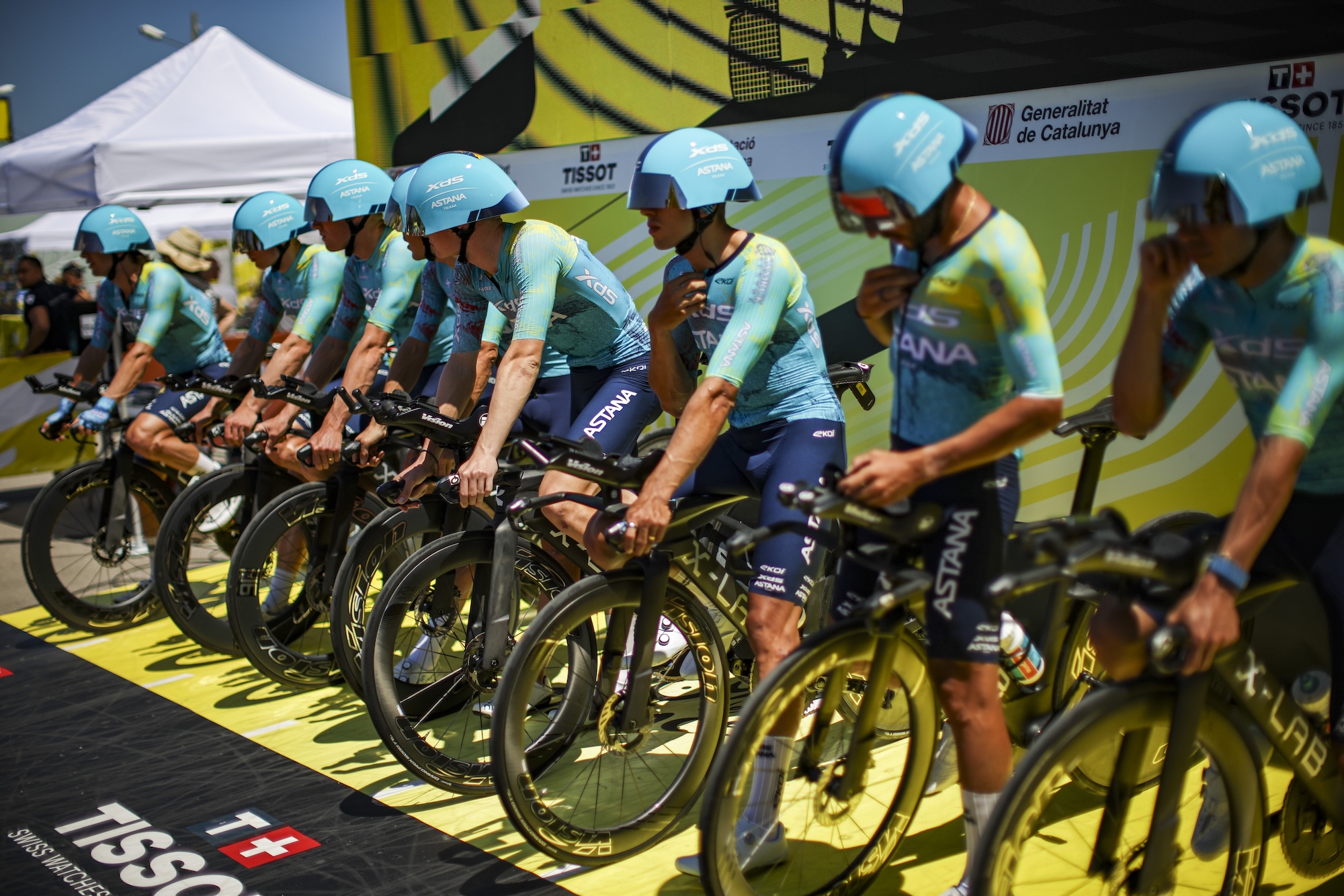 XDS Astana at Tour de France team time trial