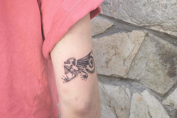 Abstract dragon tattoo