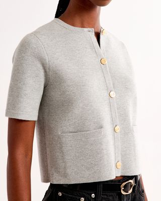 Luxeloft Short-Sleeve Cardigan