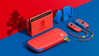 Nintendo Switch Mario Red Blue