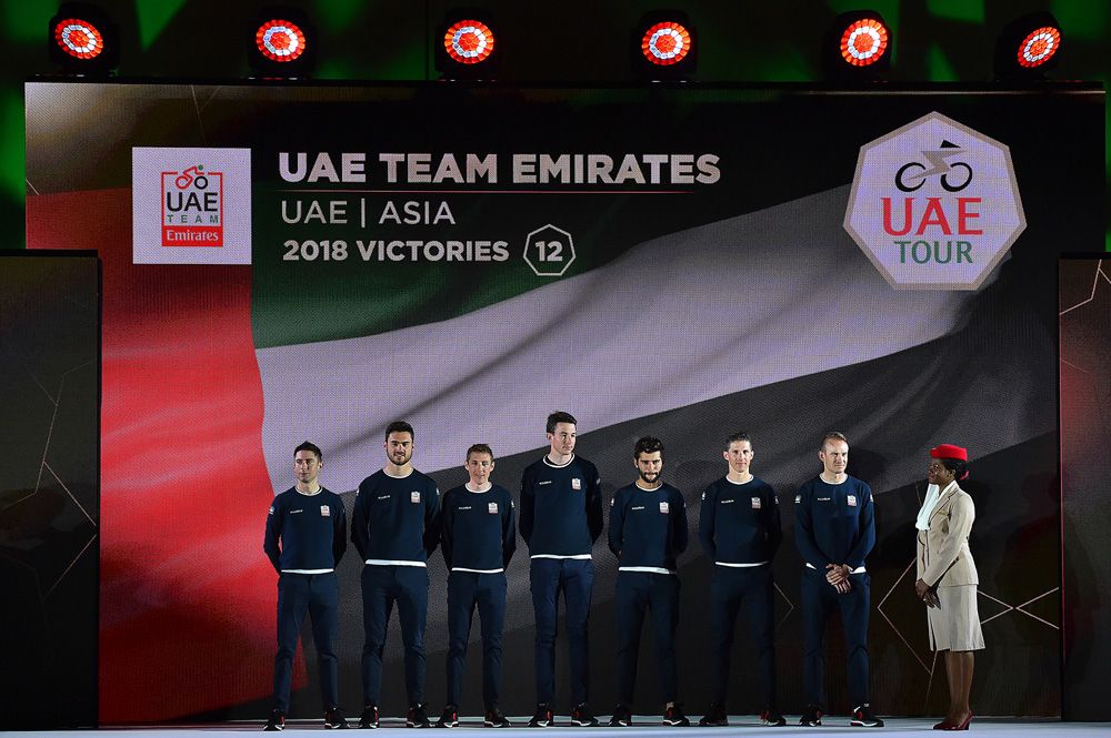Local team UAE Team Emirates are under pressure to perform