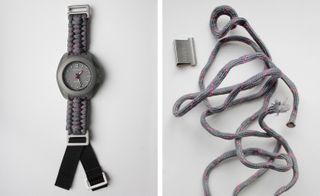 Watch that rewoven to attach to the wrist
