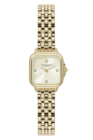 valentine's gifts for her - gold mesh bracelet strap watch