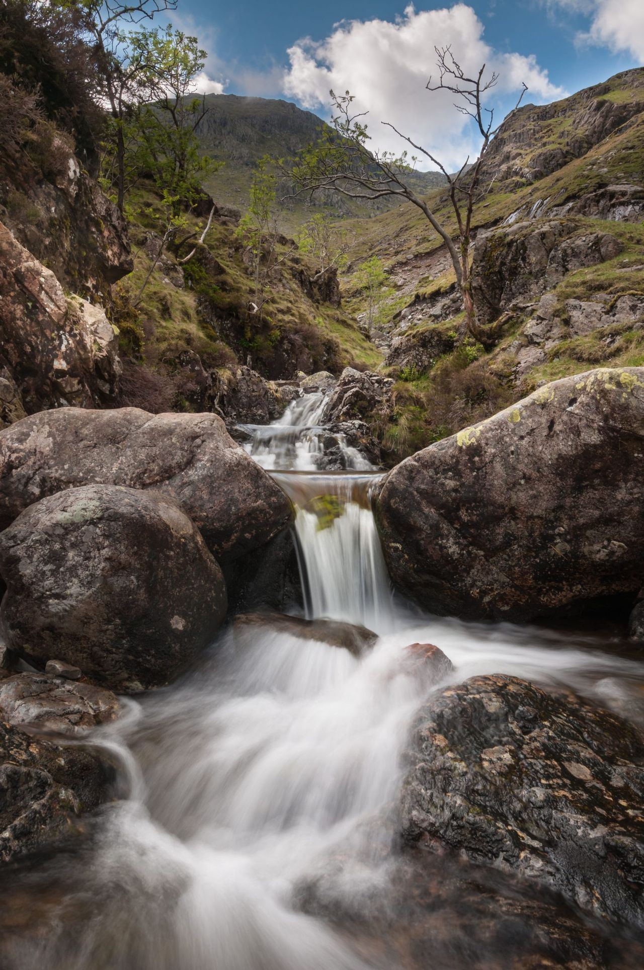 Waterfalls on Hell Gill, Oxendale.